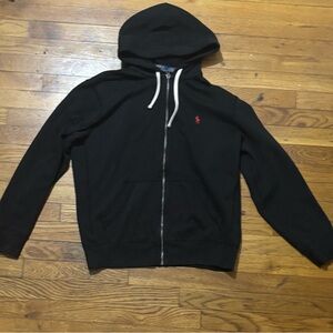 Polo by Ralph Lauren Black Hoodie Sweater for Men
